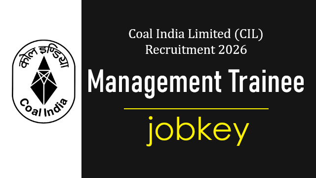 Coal India CIL Management Trainee Online Form 2026-jobkey